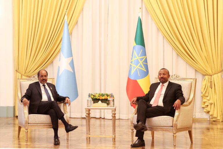 Somali President held a high-Level talks with Ethiopia PM in Addis Ababa.
