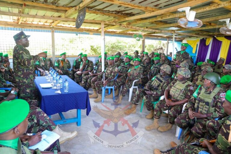 Kenyan New Army Commander in Somalia to support the fight against ”AS” Militia.