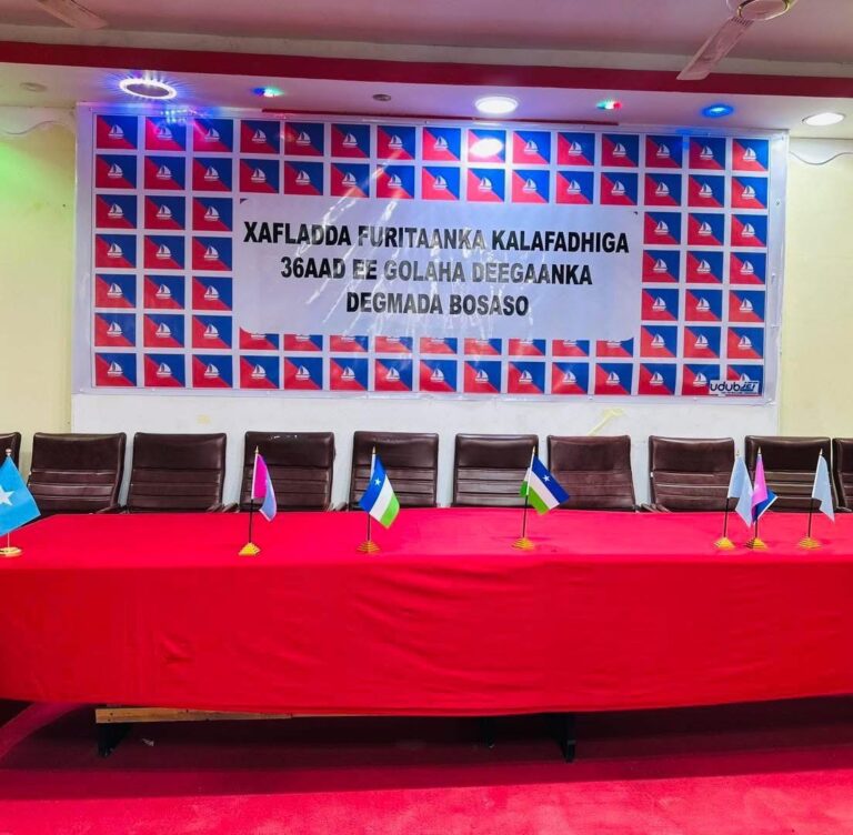 Xildhibaanada Golaha Deegaanka Bosaso oo Soo Galay Hoolka Kalfadhiga 36aad oo ay Ka Jirto Xiisad Mooshi