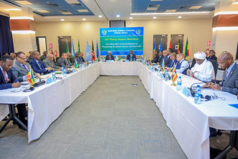 Shirka 34-aad ee Wasiirrada Gaashaandhigga Dalalka Ciidanka Heeganka Afrikaada Bari oo ka Furmay Muqdisho