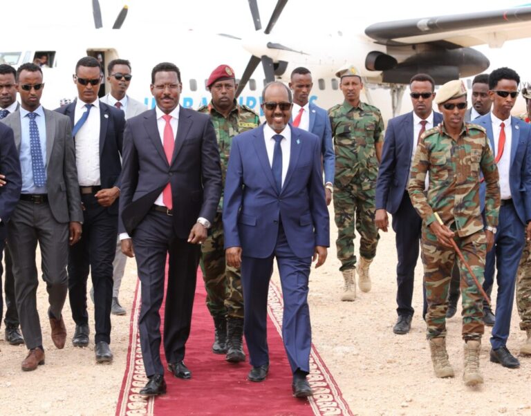 President Hassan Sheikh to travel to Dhusamareb for development projects.