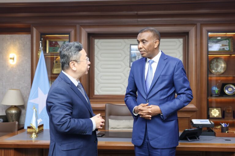 Somalia and China Pledge to Strengthen Longstanding Partnership and Cooperation