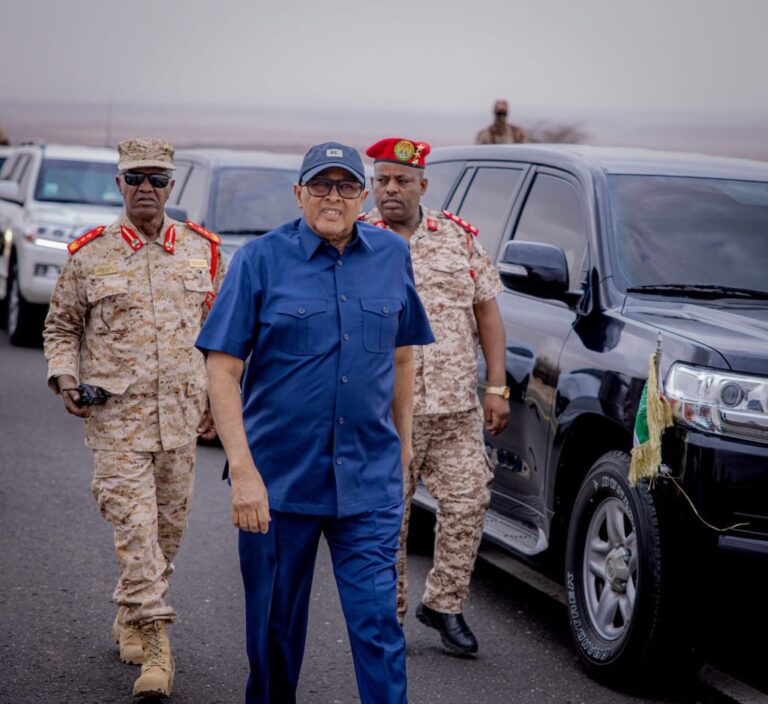 President Irro visits Berbera, ahead of US imilitary base constructions.