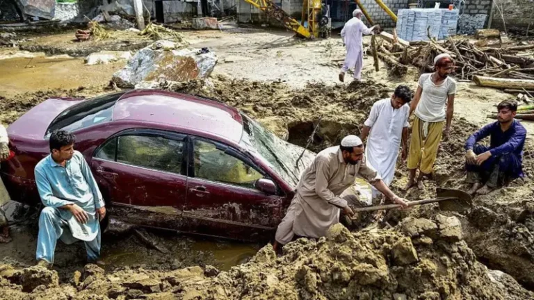 More than 200 people missing flood struck in Pakistan.