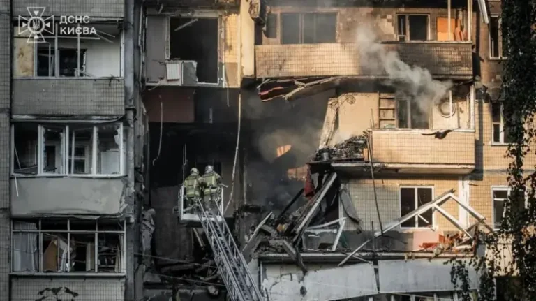 Russia launches heavy attack on Ukrainian capital Kyiv.