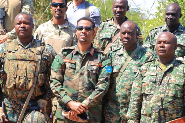 SNA Commander visited Bariire in the Lower Shabelle region.