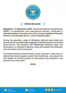 G1DKWZ7WkAAV9OY-1-212x300 Somali National Armed Forces Neutralize ''AS'' Militants in Lower Shabelle Operation.