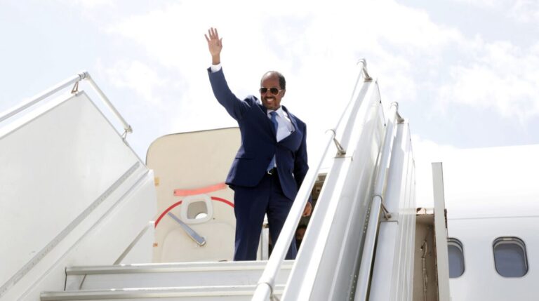 Somalia President Departs for UN General Assembly in New York.