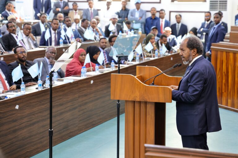 President Hassan Sheikh Mohamud Opens 7th Session of Somalia’s 11th Parliament.