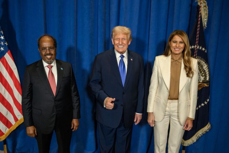 Somalia President participated in a dinner hosted by Trump.