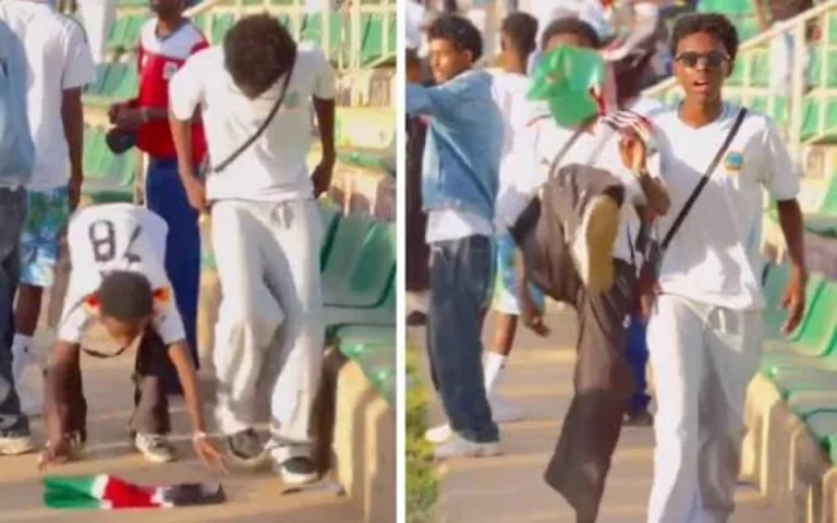 Anger, condemnation after Mogadishu FC fans seen disrespecting Kenyan flag after football match