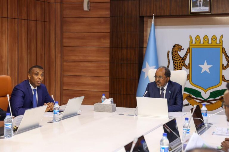 Madaxweynaha Jamhuuriyadda Federaalka Soomaaliya oo shir guddoomiyey kulanka golaha wasiirrada.