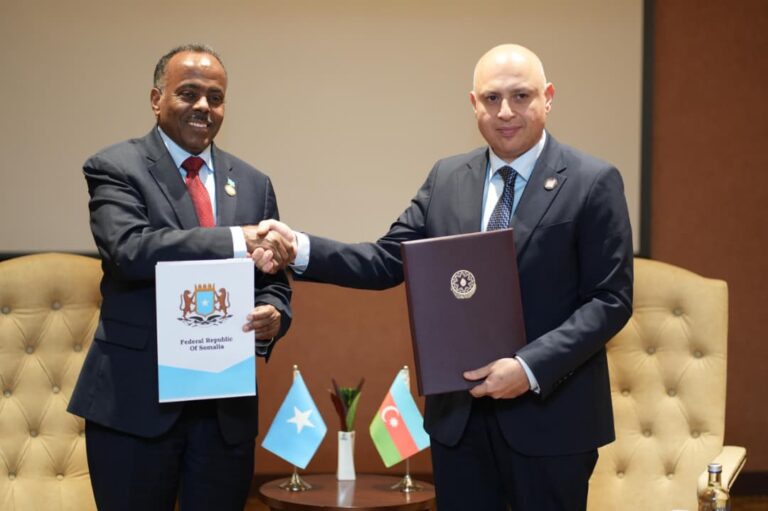 Somalia and Azerbaijan Ink MoU for Visa-Free Travel for Diplomatic Passport Holders