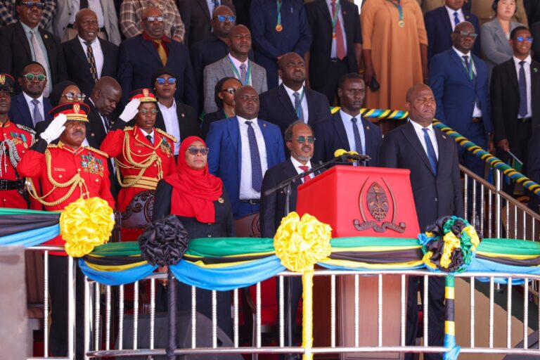 Somalia President Attends the Inauguration of Tanzanian President Samia Suluhu Hassan